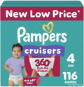 Pampers Diapers Cruisers 360 Size 4 - 116 Count Pull-On