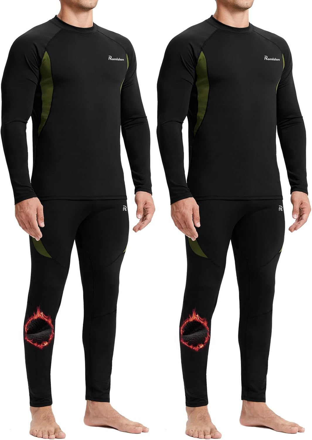 Thermal Underwear for Men Long Johns Fleece Lined Set
