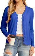 Women's Long Sleeve V-Neck Button Down Cardigan - Slim Fit Layering if
