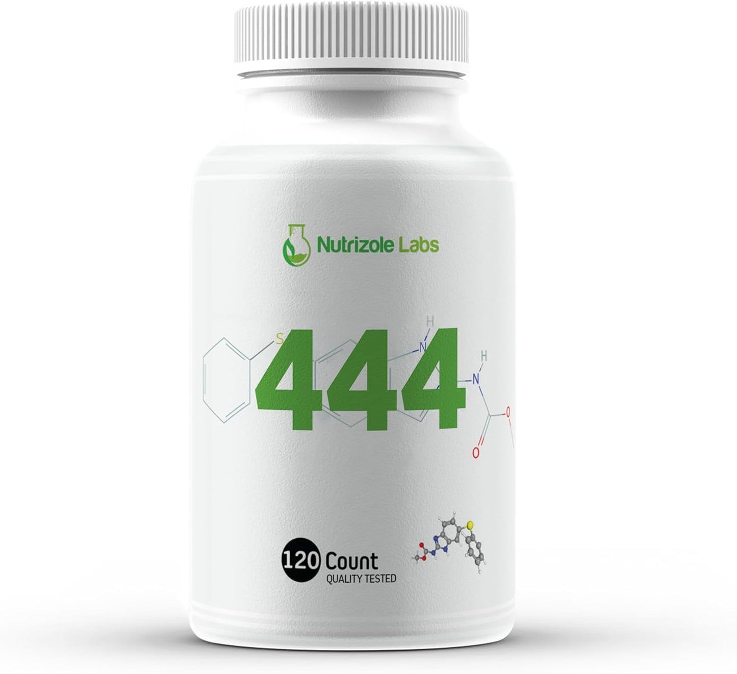 Nutrizole Labs 444 Purity >99% 120 ct - 100% Pure Supplement