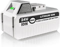 6.0Ah 24V Replacement Li-ion Battery for Snow Joe + Sun Joe - Longer