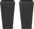Step2 Tremont Tall Square Tapered Planter, 2-Pack - Self-Watering
