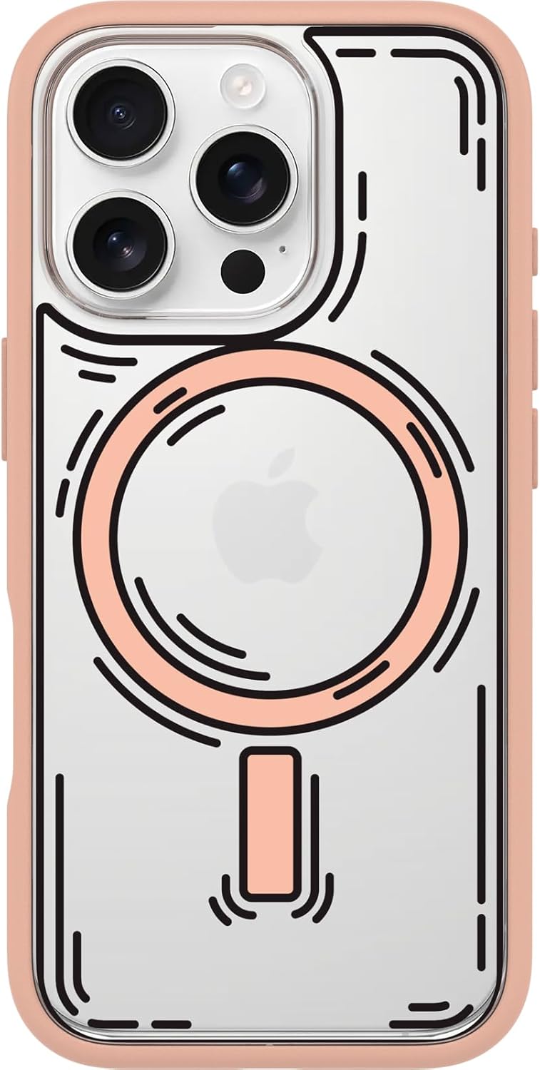 OtterBox iPhone 16 Pro Symmetry Series Clear Case - Doodle Design