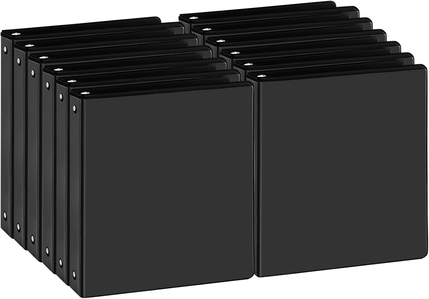 1 Inch 3-Ring Binder with Clear View Cover for Organizing