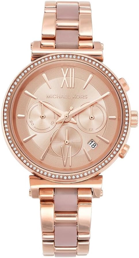 Michael Kors Parker Women's Watch: Stylish Stainless Steel Timepiece