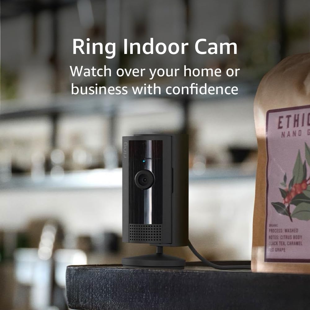 Ring Indoor Cam: Crystal Clear 1080p Security