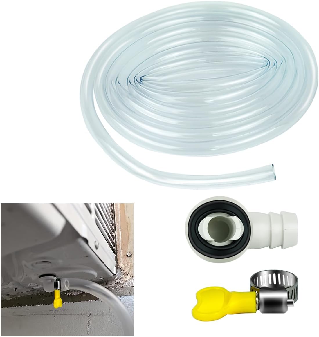 10ft Leak-Proof AC Drain Hose Kit by DVECUE