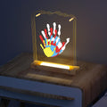 Family Handprint Kit with Light - Personalized Keepsake Night Light
