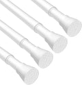 Tension Curtain Rod 28 to 48 in White Tension Rod - No Drilling