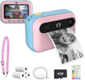 myFirst Insta 20: 16MP Instant Print Camera for Kids, No Ink, Micro SD Support