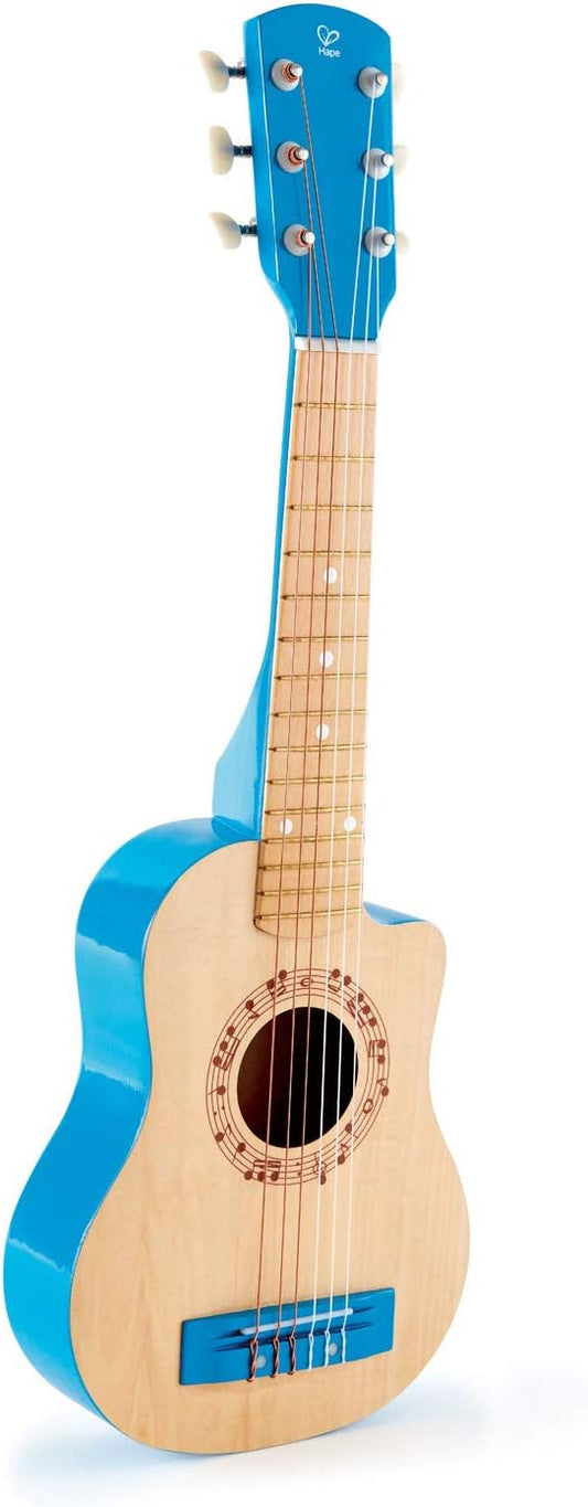 Hape 26 Inch Kids Guitar Toy - Wooden Beginner Instrument