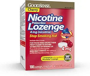 GoodSense Nicotine Lozenge 4 mg for Effective Smoking Cessation