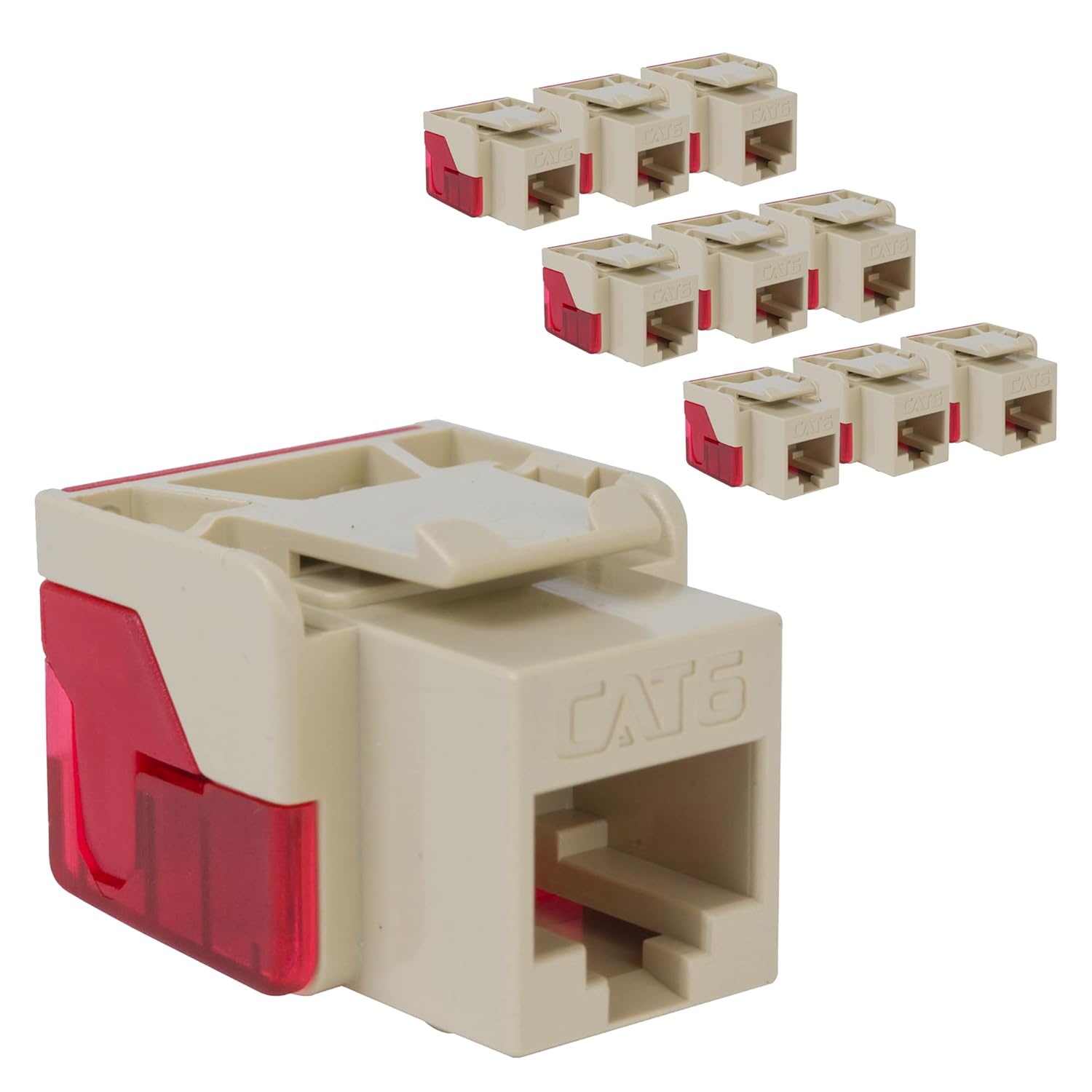 ICC CAT6 Keystone Jack for Easy Termination and High Power Use