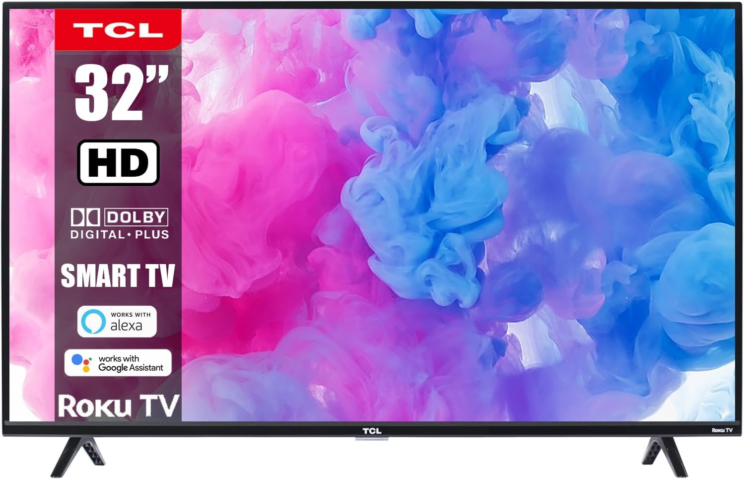 TCL 32-Inch Smart Roku TV with 720p HD and Alexa Support