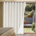 H.VERSAILTEX 100% Blackout Patio Door Curtain Panel - Thick Textured