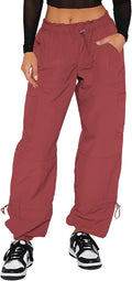 Waitfairy Cargo Pants Women Parachute Baggy Pants - Y2K Style Women's