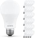 LUXRITE A19 LED Light Bulb 100W Equivalent 3500K Natural White
