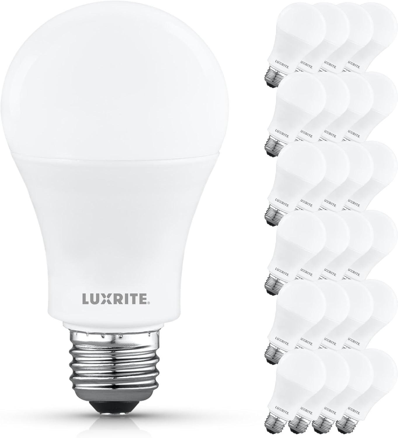 LUXRITE A19 LED Light Bulb 100 Watt Equivalent for Home Use