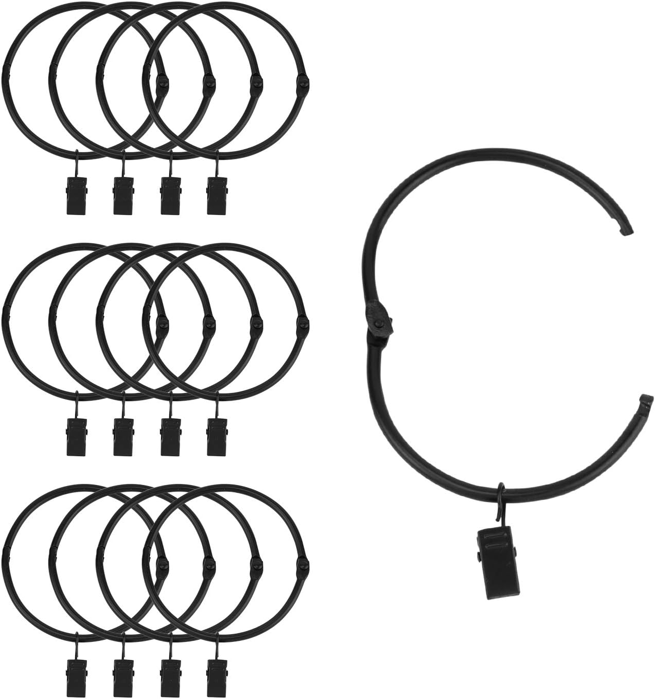 Rust-Proof Vintage Curtain Rings for Heavy-Duty Drapery