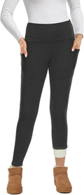 Fleece Lined Leggings for Women High Waisted Tummy Control - Winter so