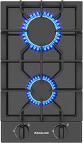 GASLAND 12 Inch 2 Burners Gas Cooktop with Thermocouple Safety