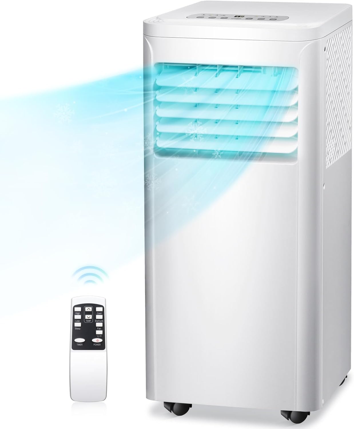 R.W.FLAME 8,000 BTU Portable AC - Cool 350 Sq.Ft