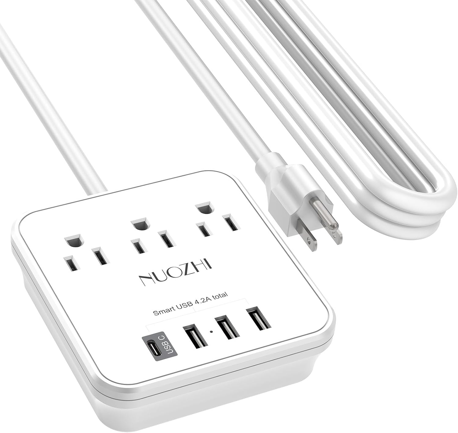 NUOZHI Power Strip: Compact Cruise Essential