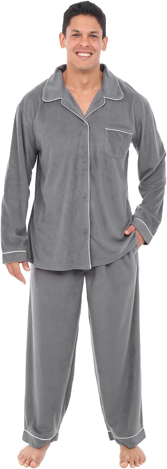 Men's Fleece Pajamas Set for Ultimate Comfort and Warmth