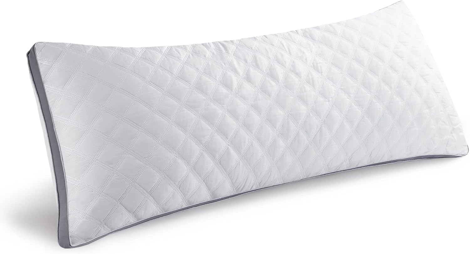 Leeden Body Pillow for Adults - Premium Firm Fluffy Support