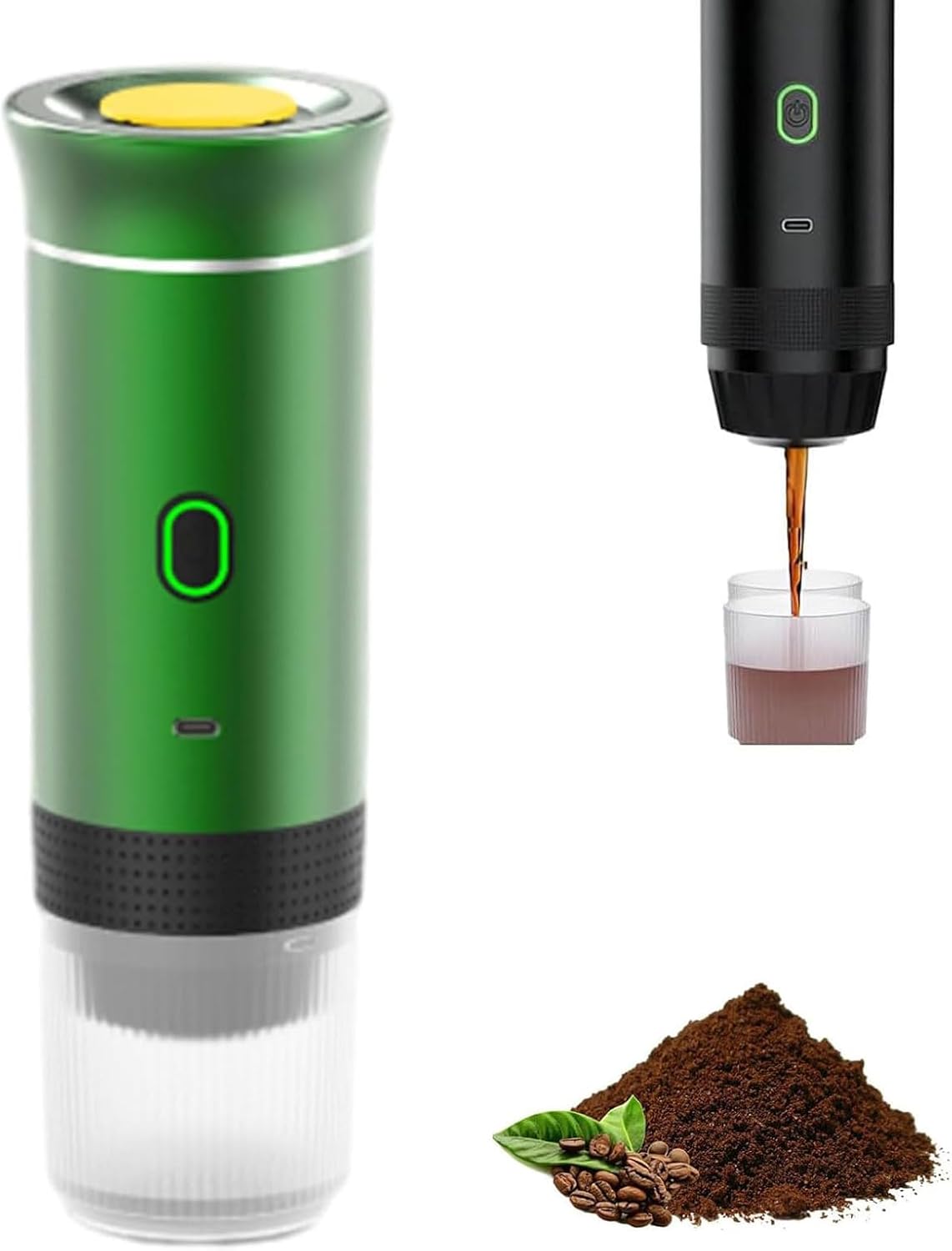 Portable Wireless Espresso Maker - Self-Heating!