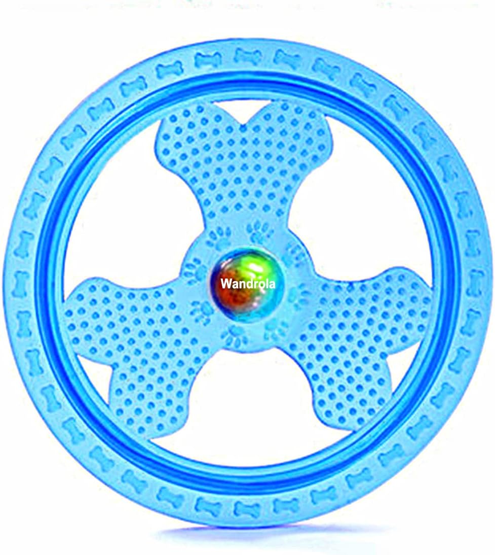 Night Time Fun: Wandrola LED Flying Disc for Dogs