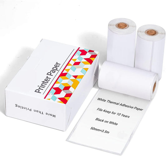 T02 Thermal Mini Sticker Printer Paper - Long-lasting Quality