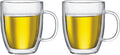 Bodum 15oz Bistro Double Wall Insulated Mug Set of 2 - Keeps Drinks