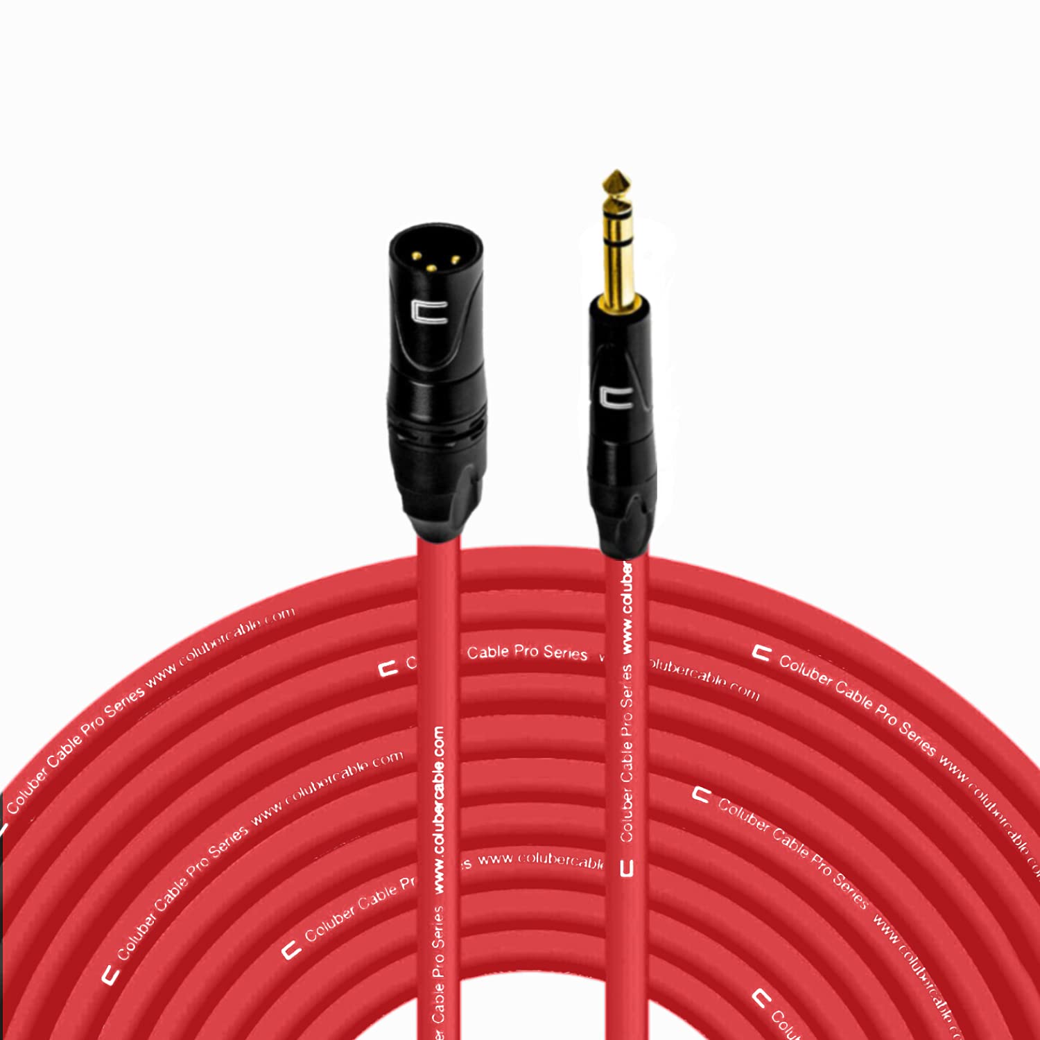 Balanced XLR Cable Male to 1/4in TRS - 100 Feet for Musicians