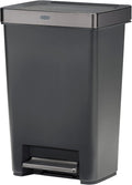 Rubbermaid Premier Series III Step-On Trash Can - Quiet, Modern Design