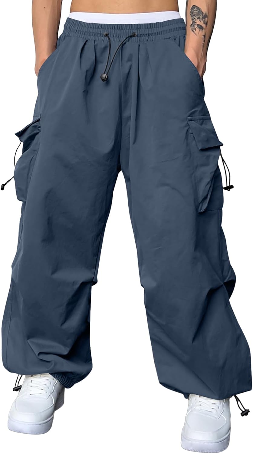 JMIERR Men's Baggy Cargo Pants for Trendy Streetwear Style
