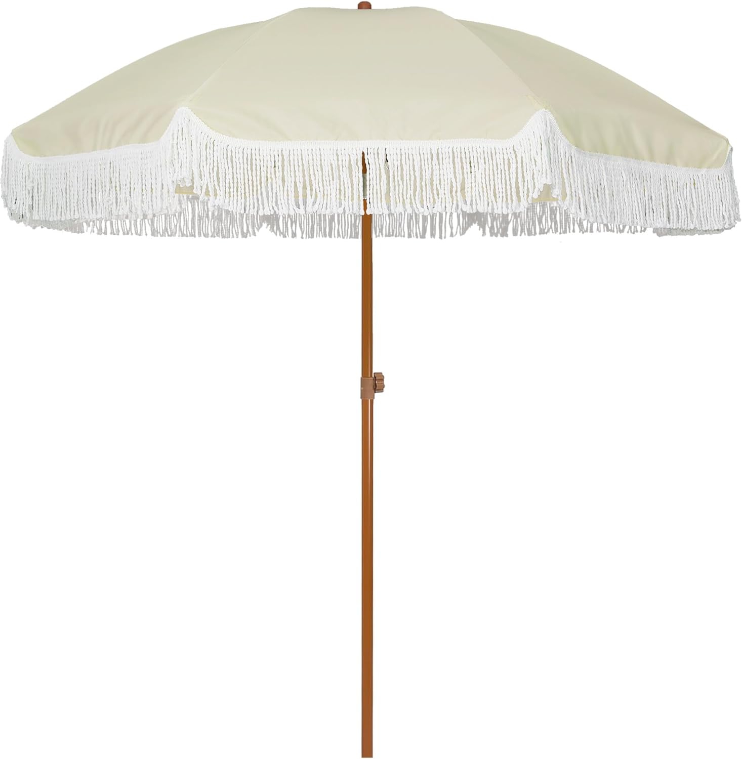 7ft Patio Umbrella with Fringe for Stylish Outdoor Spaces