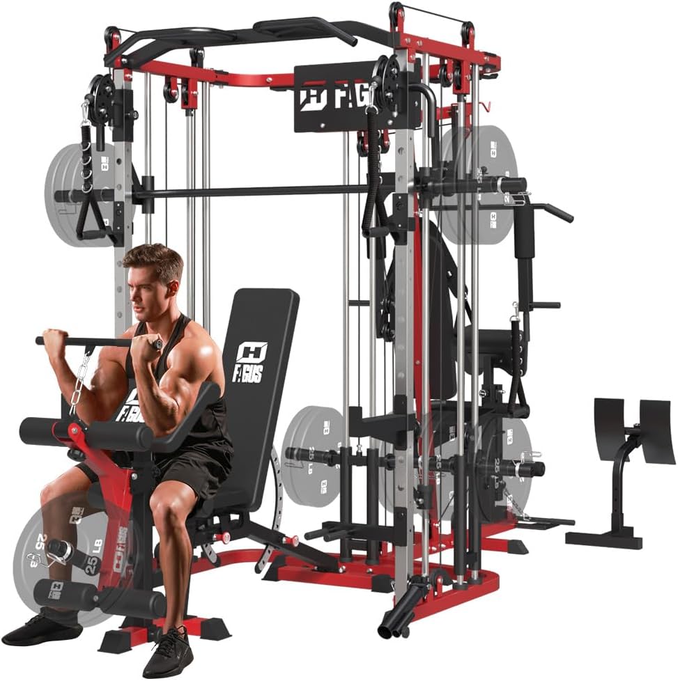 Ultimate Home Gym: All-in-One Power Cage & Cable System
