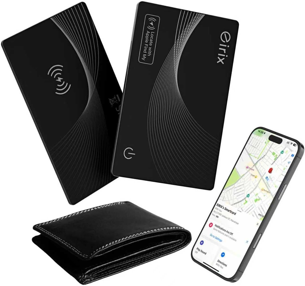 Wallet Tracker Card for Easy Item Locating and Tracking