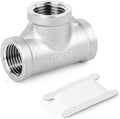 TAISHER 3 in x 3 in x 3 in NPT Female Stainless Steel Tee - Durable