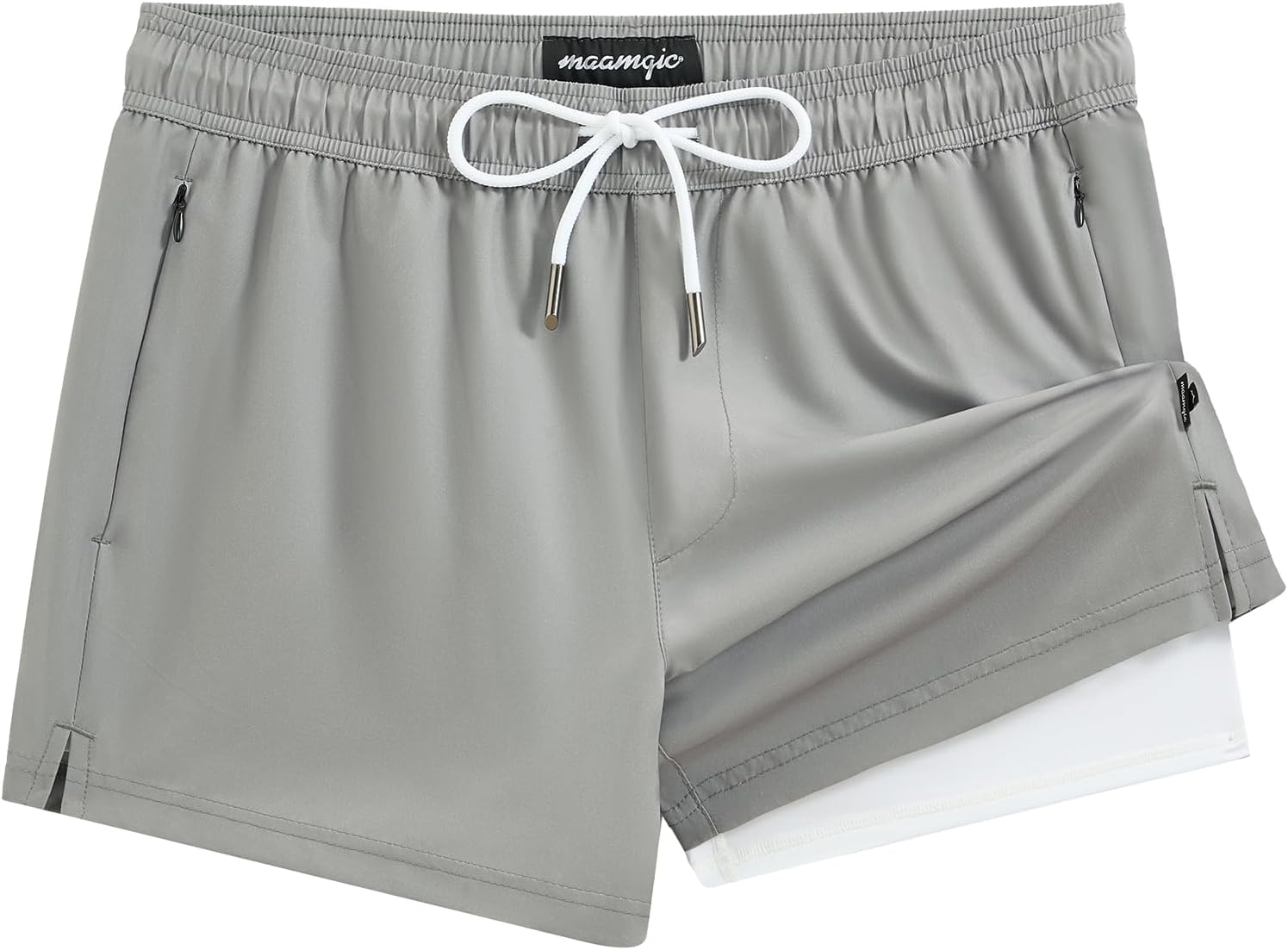 Mens Swim Trunks with Compression Liner for Ultimate Comfort