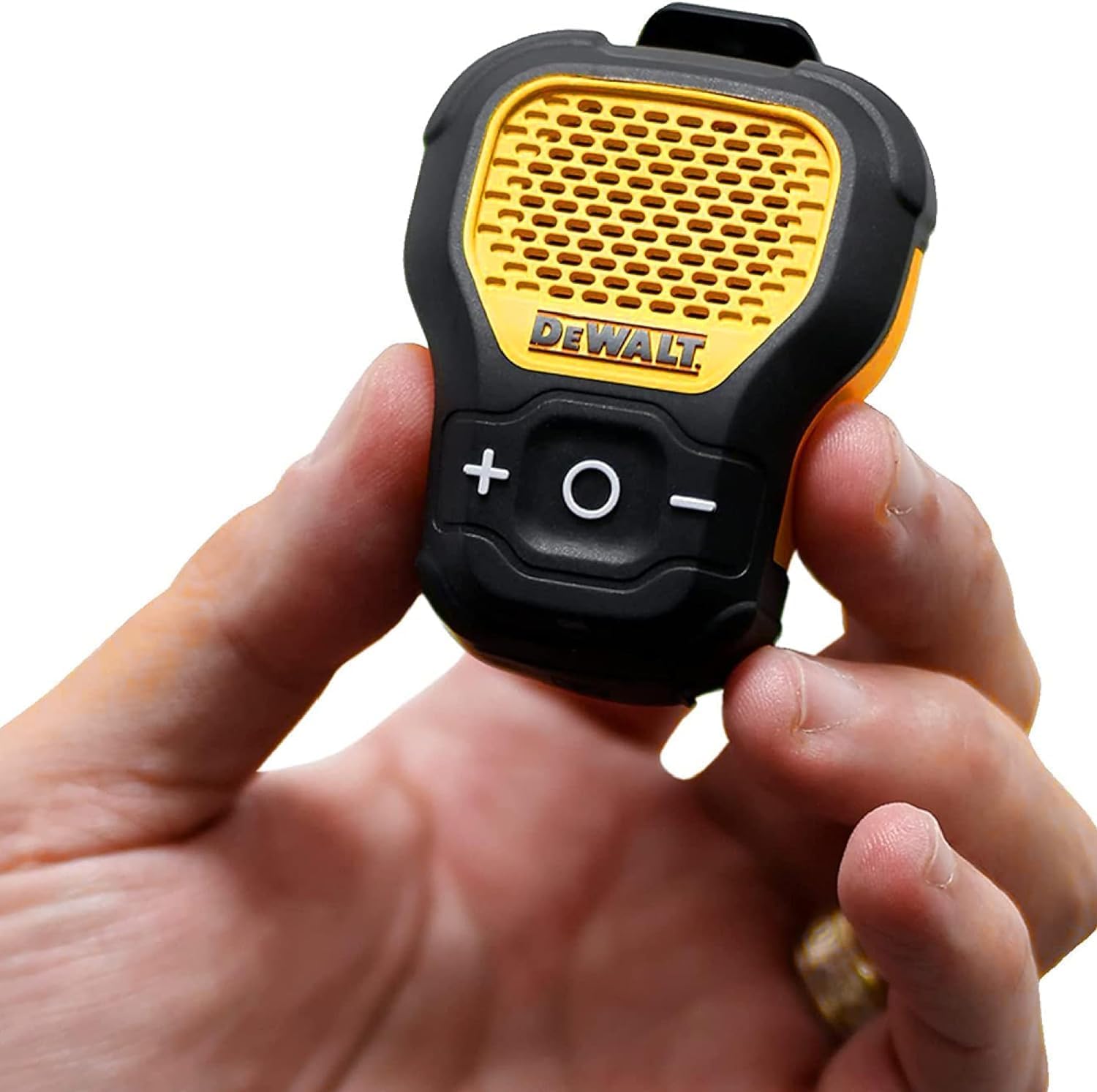 DEWALT Wearable Speaker: Power Bank & Charging Cable