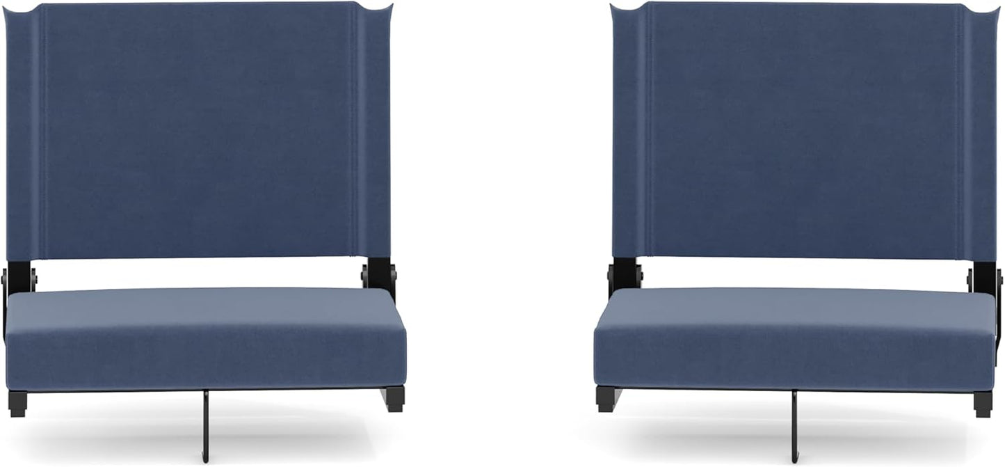Portable Stadium Seats for Bleachers - Comfortable Folding Chairs