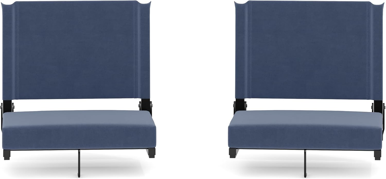 Portable Stadium Seats for Bleachers - Comfortable Folding Chairs