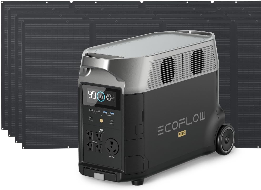 EF ECOFLOW 3600W Solar Generator + Panels