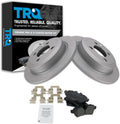 TRQ Rear Brake Pad & Rotor Kit for Mini Cooper - Direct Fit