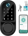 Smart Fingerprint Door Lock Keyless Entry - App Control & Auto Lock