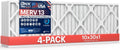 BNX TruFilter 10x30x1 MERV 13 Air Filter 4-Pack - Made in USA