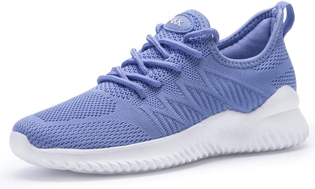 Womens Walking Tennis Shoes - Lightweight Slip On Sneakers