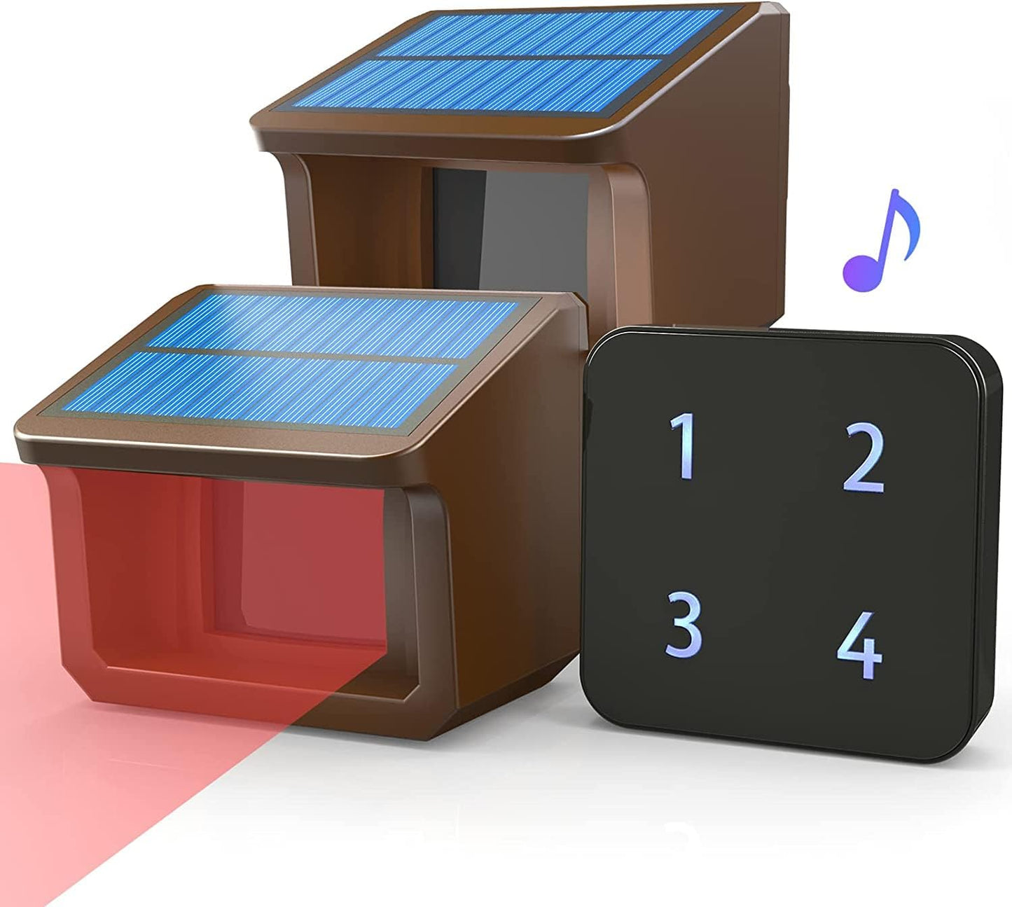 Driveway Alarm System - HTZSAFE Solar Motion Detector Kit